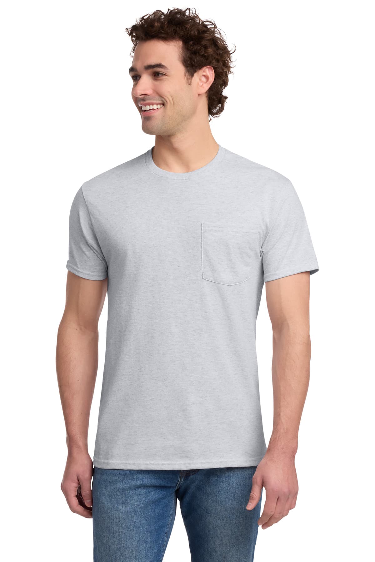 Dri-Power 50/50 Cotton/Poly Pocket T-Shirt