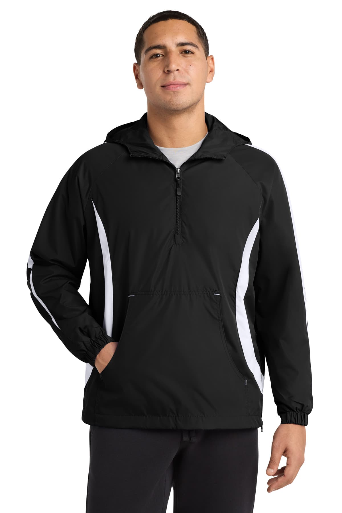 Colorblock Raglan Anorak