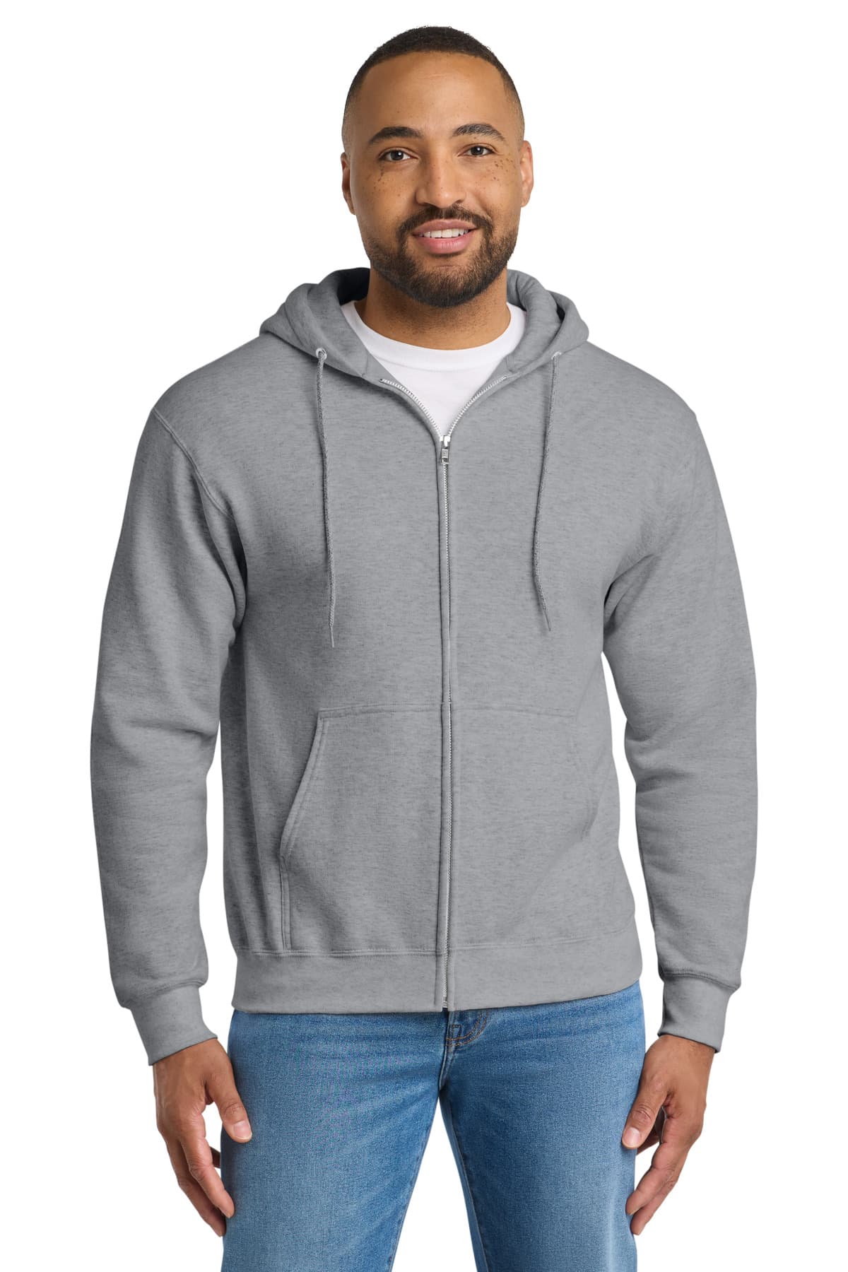 Essential Fleece Full-Zip Hooded Sweatshirt