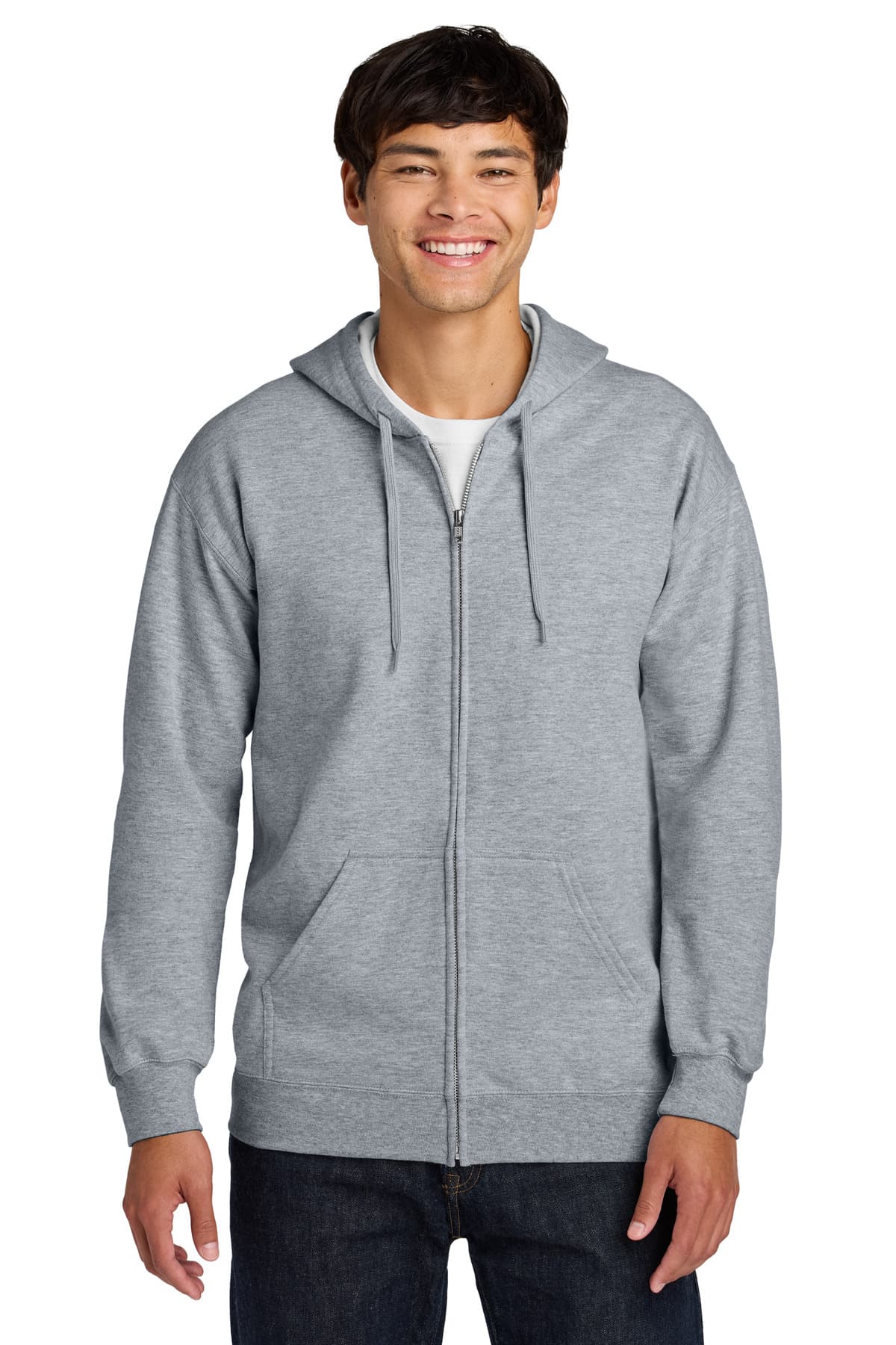 Softstyle Midweight Fleece Full-Zip Hooded Sweatshirt