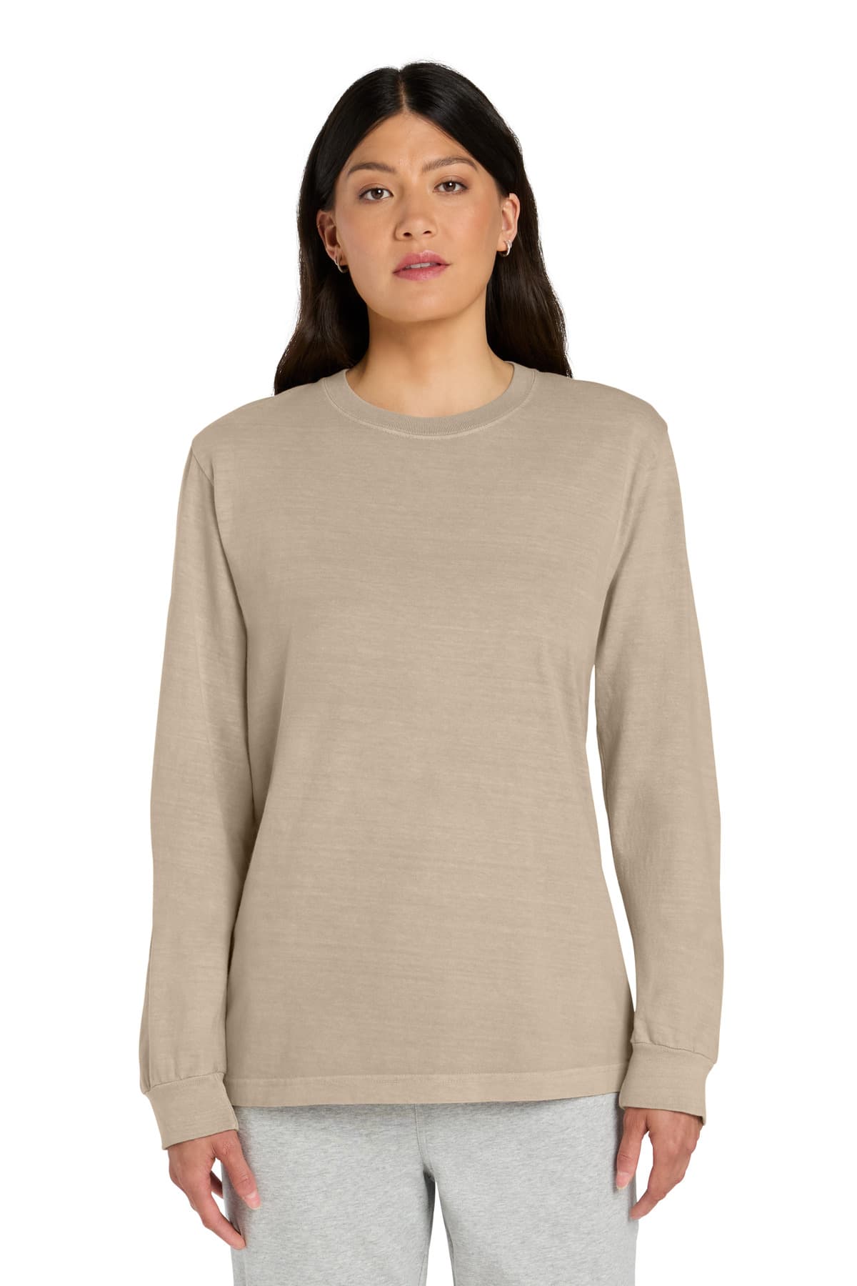 Unisex Heavyweight Garment-Dyed Long Sleeve Tee