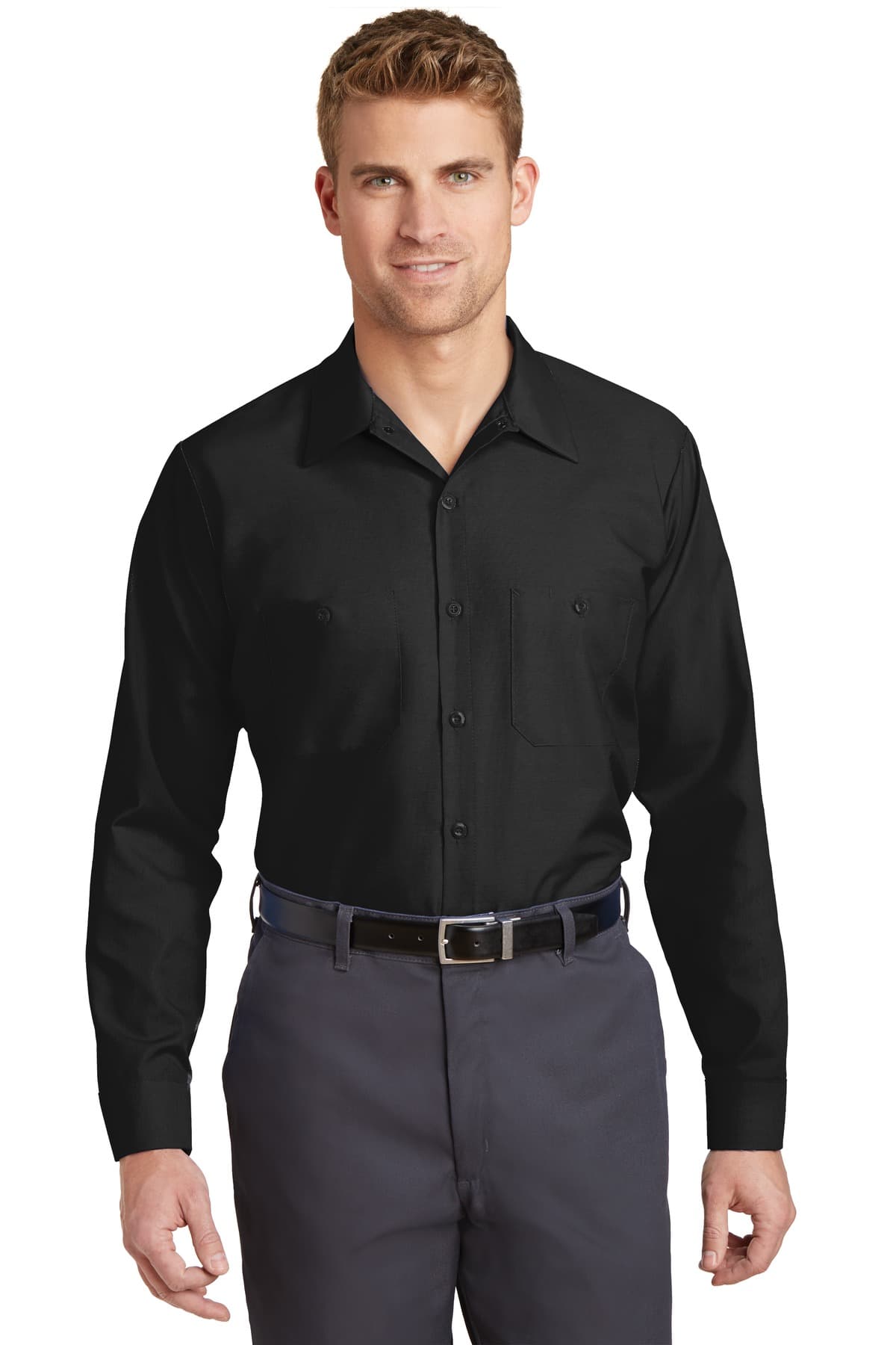 Long Size, Long Sleeve Industrial Work Shirt