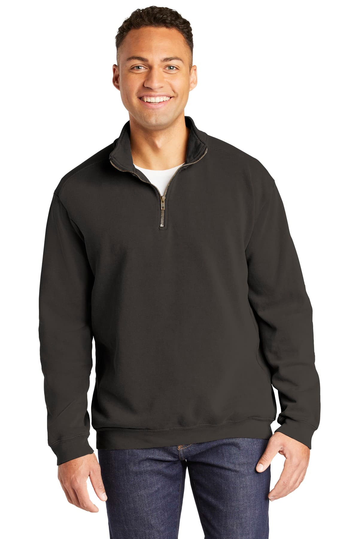 Ring Spun 1/4-Zip Sweatshirt
