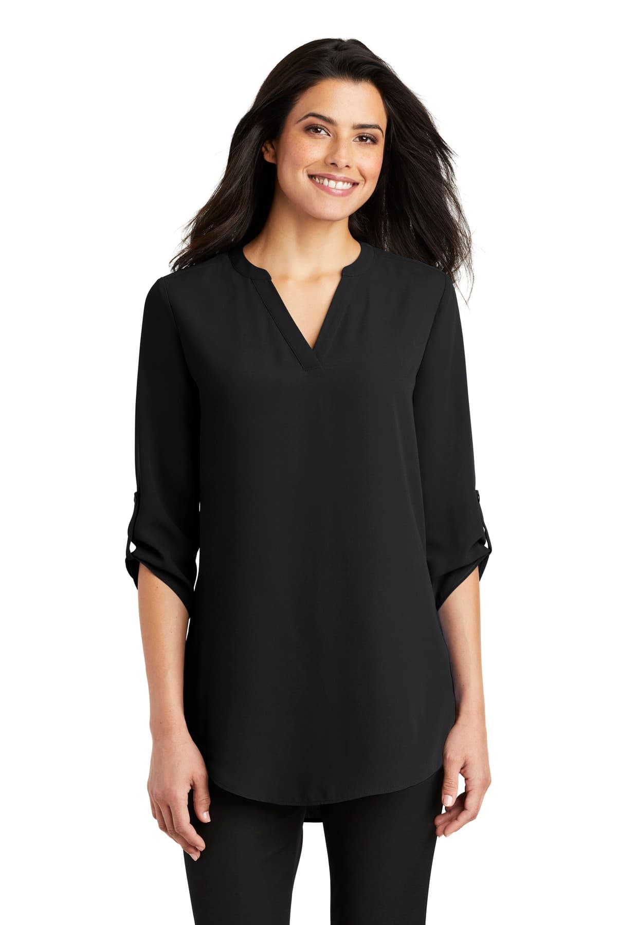 Women's 3/4-Sleeve Tunic Blouse