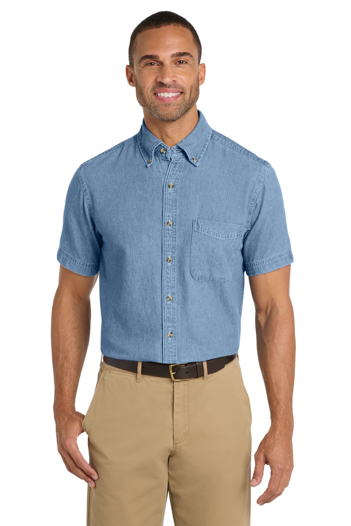 Short Sleeve Value Denim Shirt