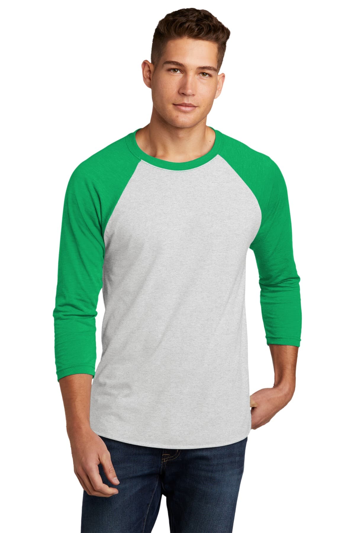 Adult Tri-Blend 3/4-Sleeve Raglan Tee