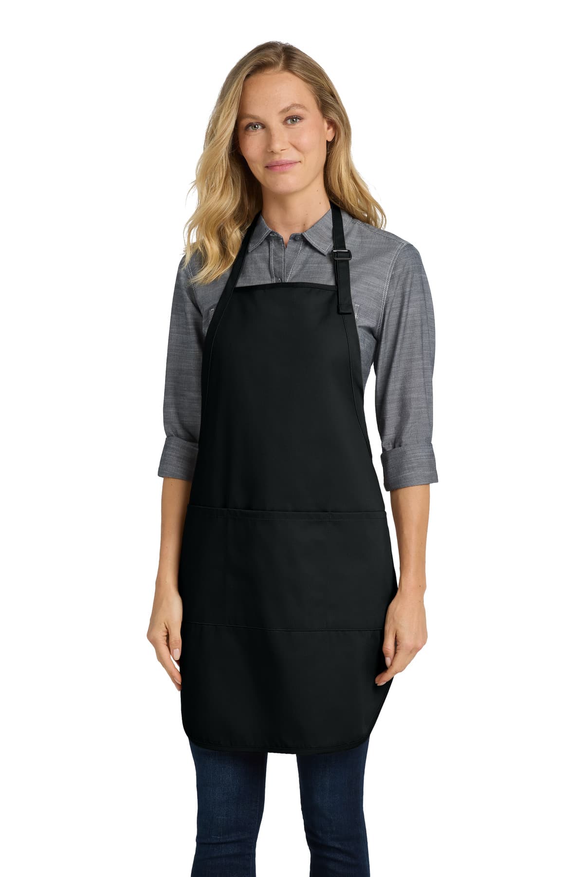 Easy Care Full-Length Apron with Stain Release