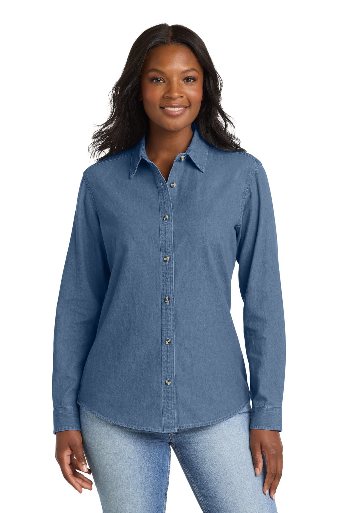 Women's Long Sleeve Value Denim Shirt