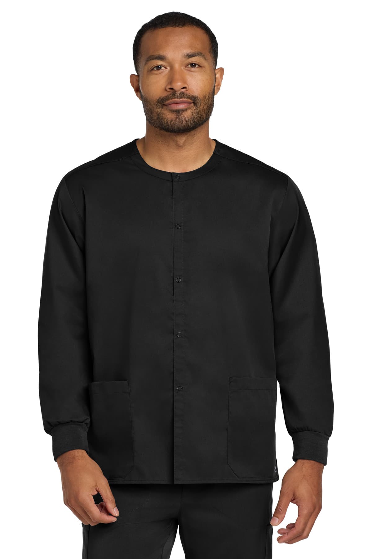 Unisex WorkFlex Snap-Front Scrub Jacket