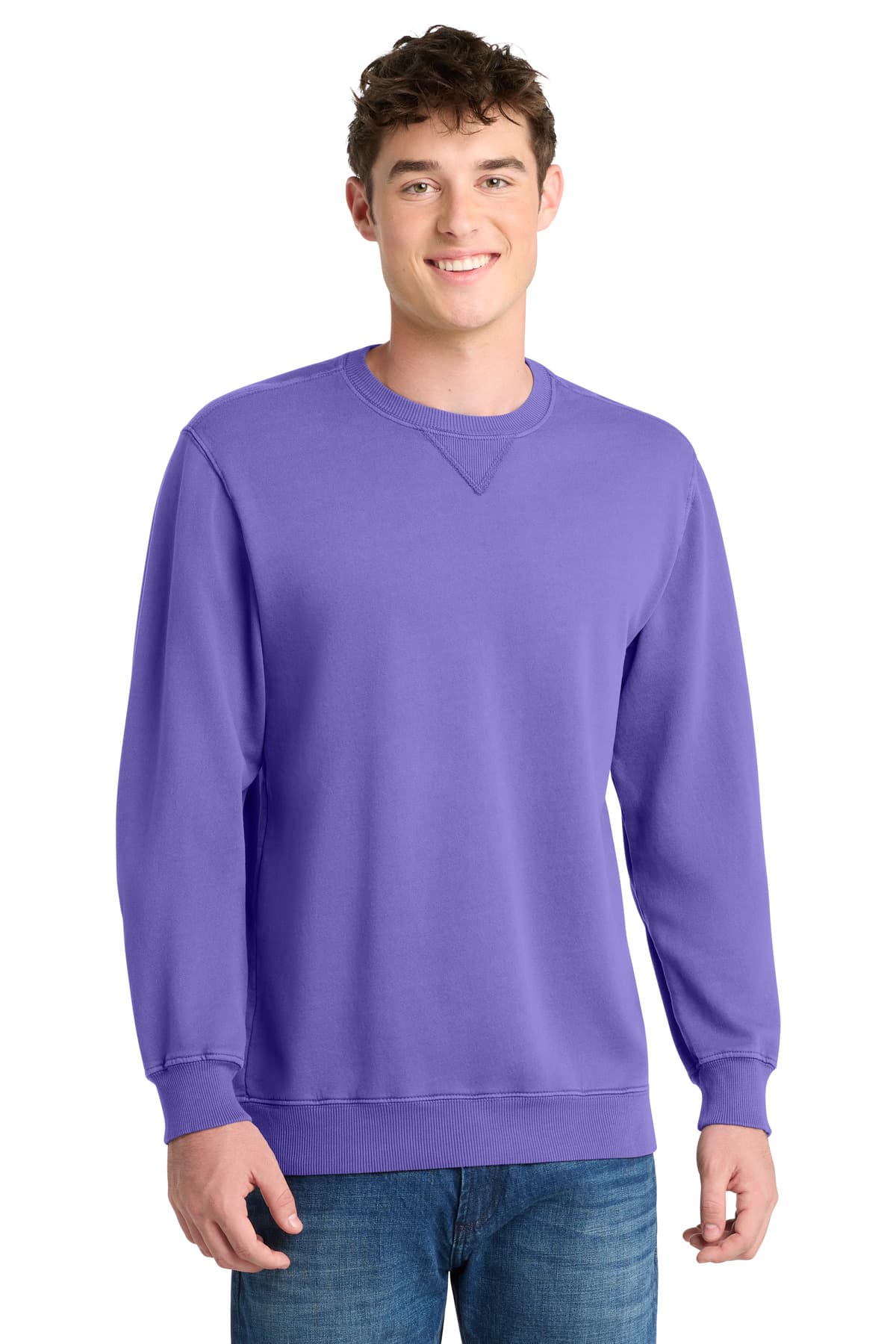 Beach Wash Garment-Dyed Crewneck Sweatshirt