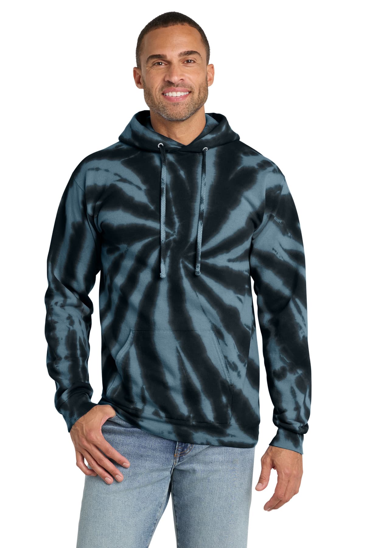 Tie-Dye Pullover Hooded Sweatshirt