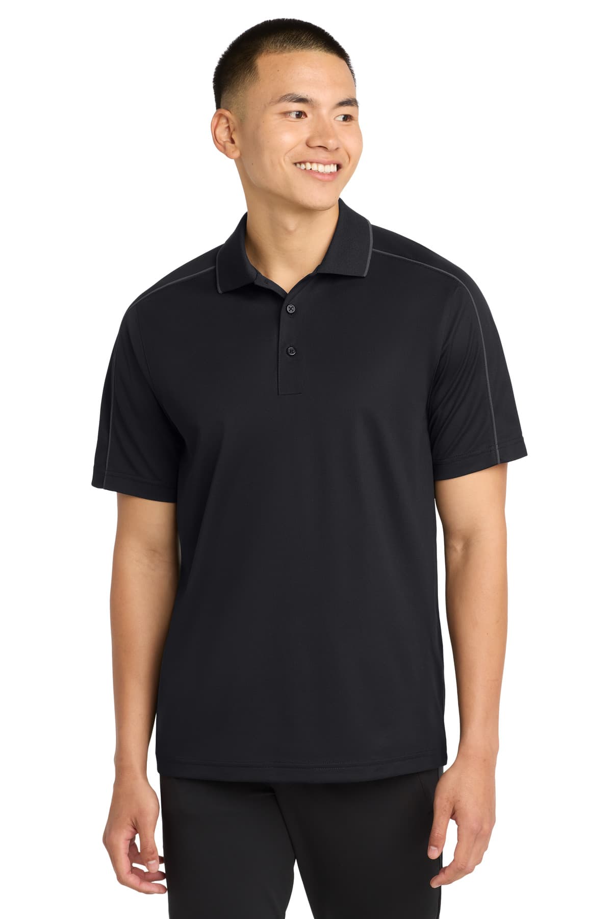 Micropique Sport-Wick Piped Polo