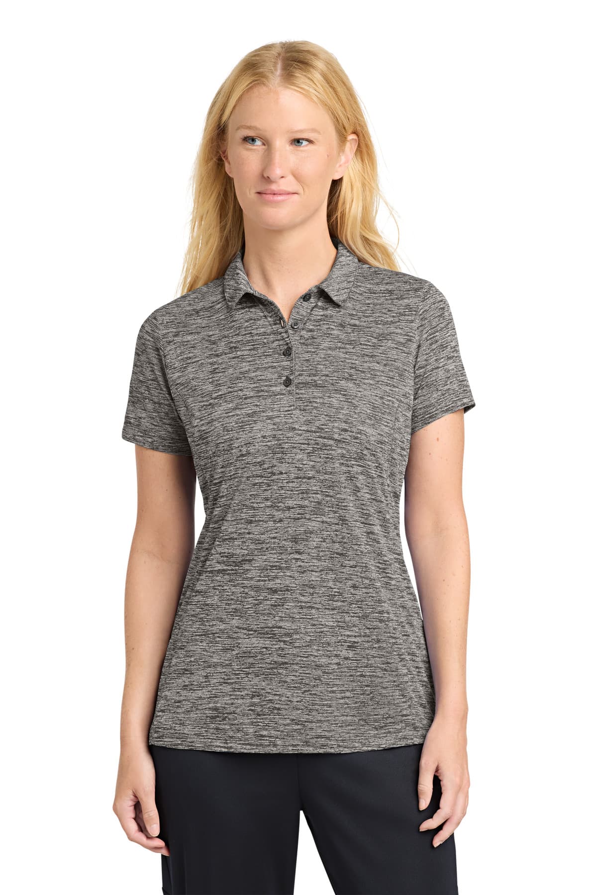 Women's PosiCharge Electric Heather Polo