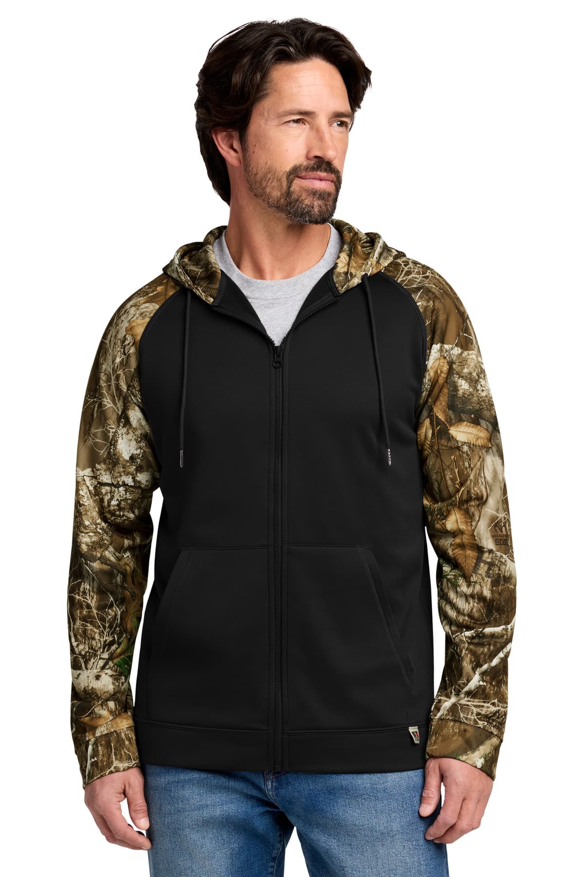 Realtree Performance Colorblock Full-Zip Hoodie
