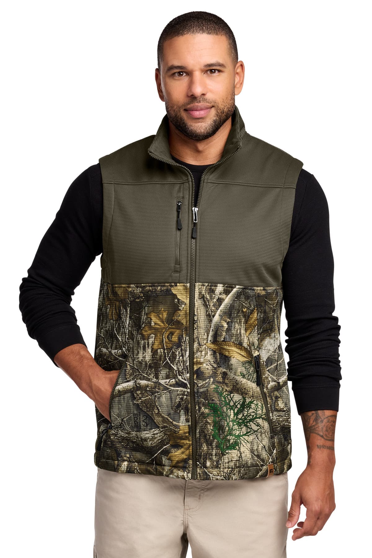 Realtree Atlas Colorblock Soft Shell Vest