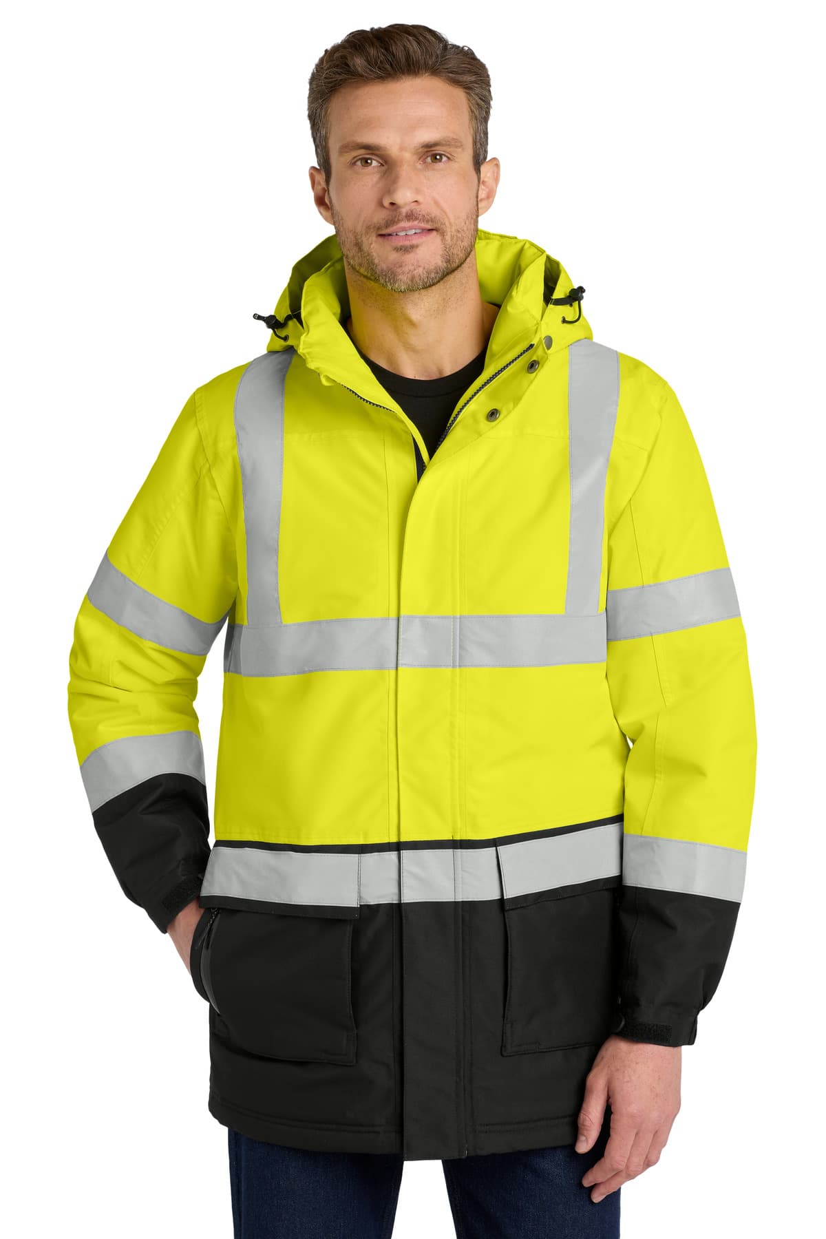 ANSI 107 Class 3 Safety Heavyweight Parka
