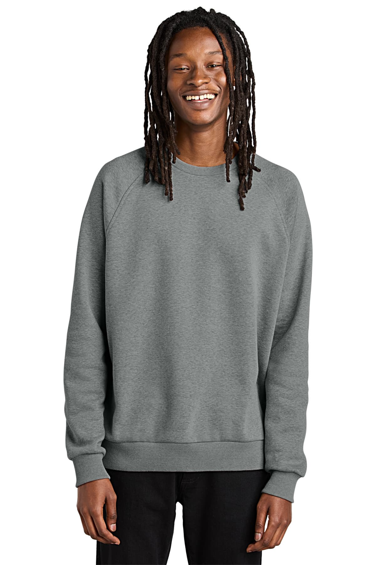 Unisex Organic CVC Fleece Crewneck Sweatshirt
