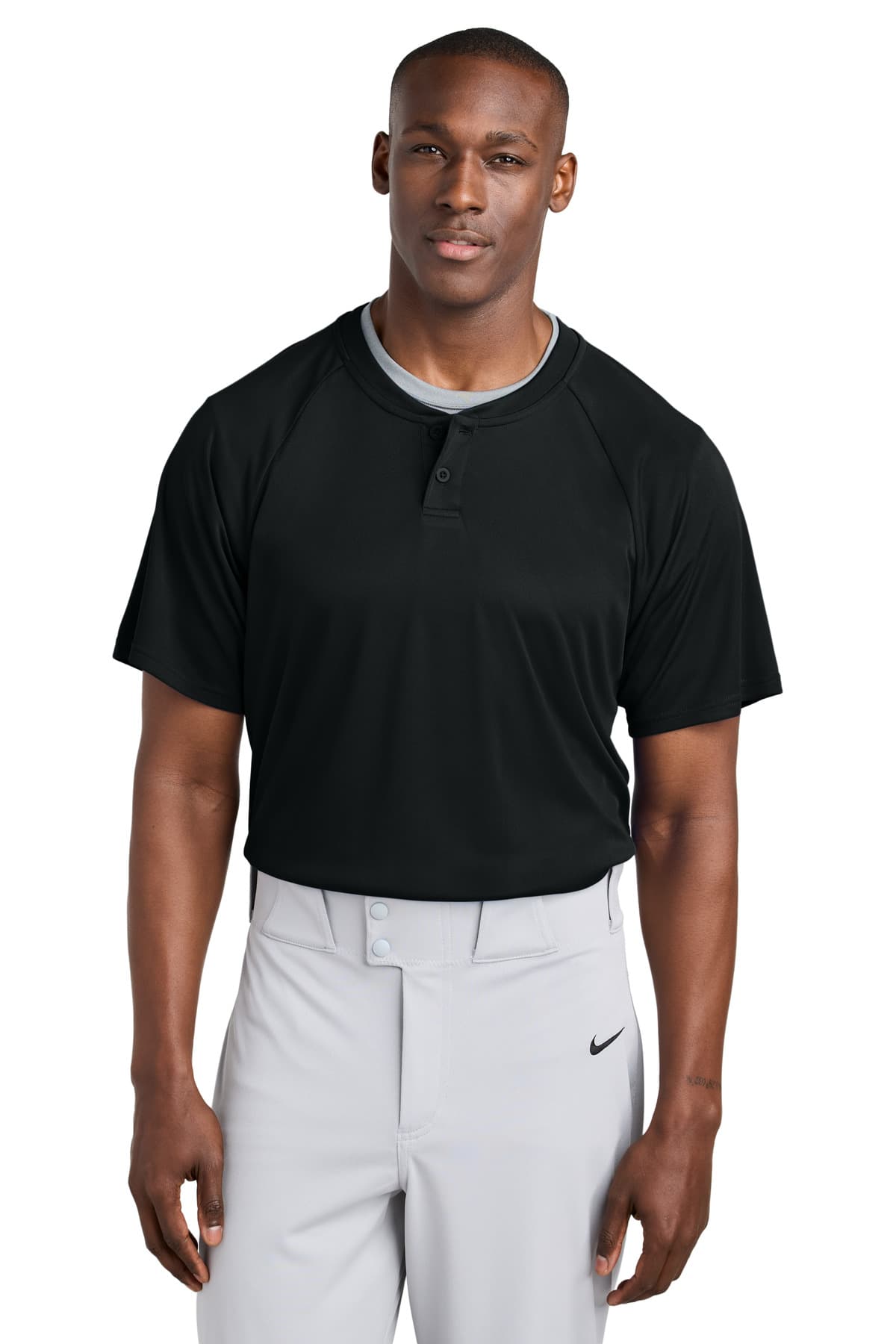 PosiCharge Competitor 2-Button Henley