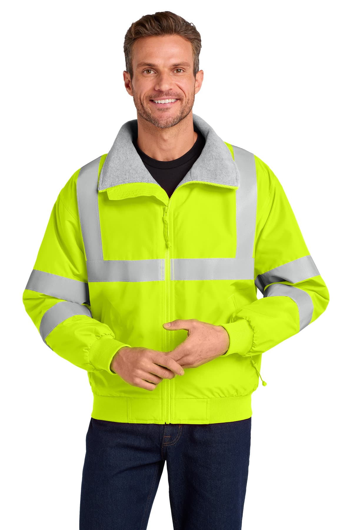 Enhanced Visibility Challenger Jacket with Reflective Taping