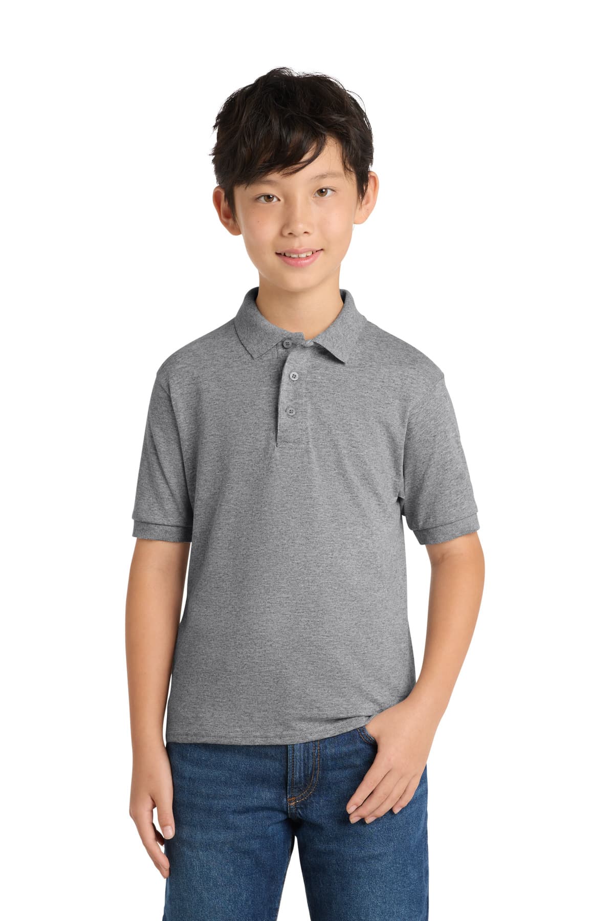 Youth Core Blend Jersey Knit Polo