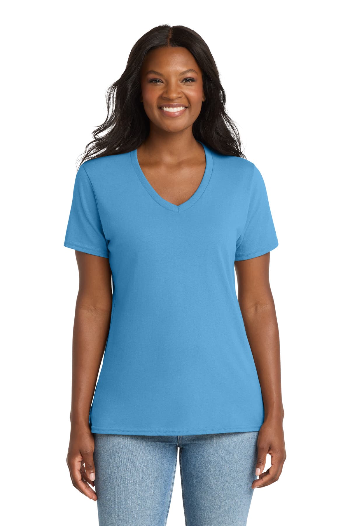 Women's Core Cotton V-Neck Tee