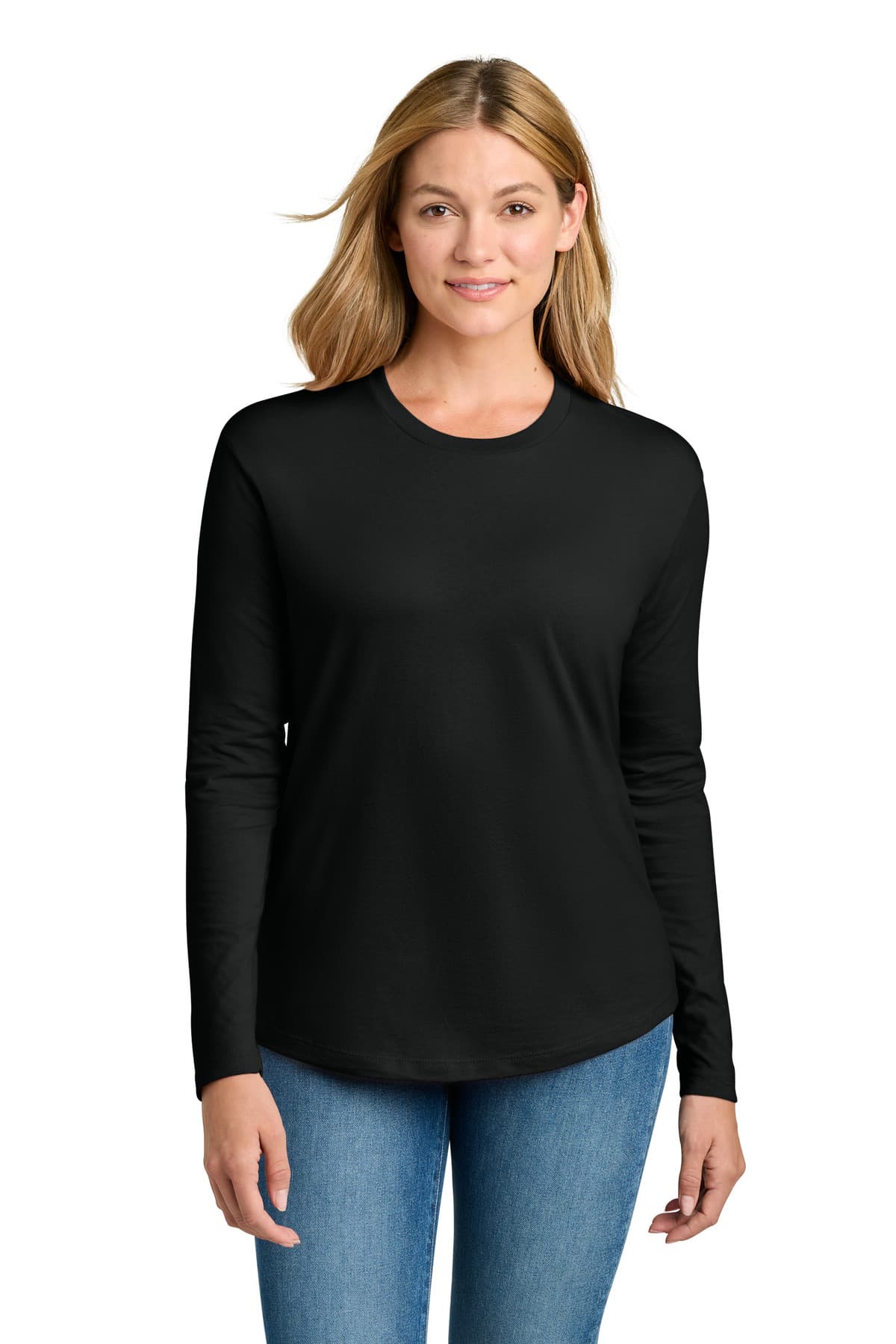 Women's Cotton Relaxed Long Sleeve Tee