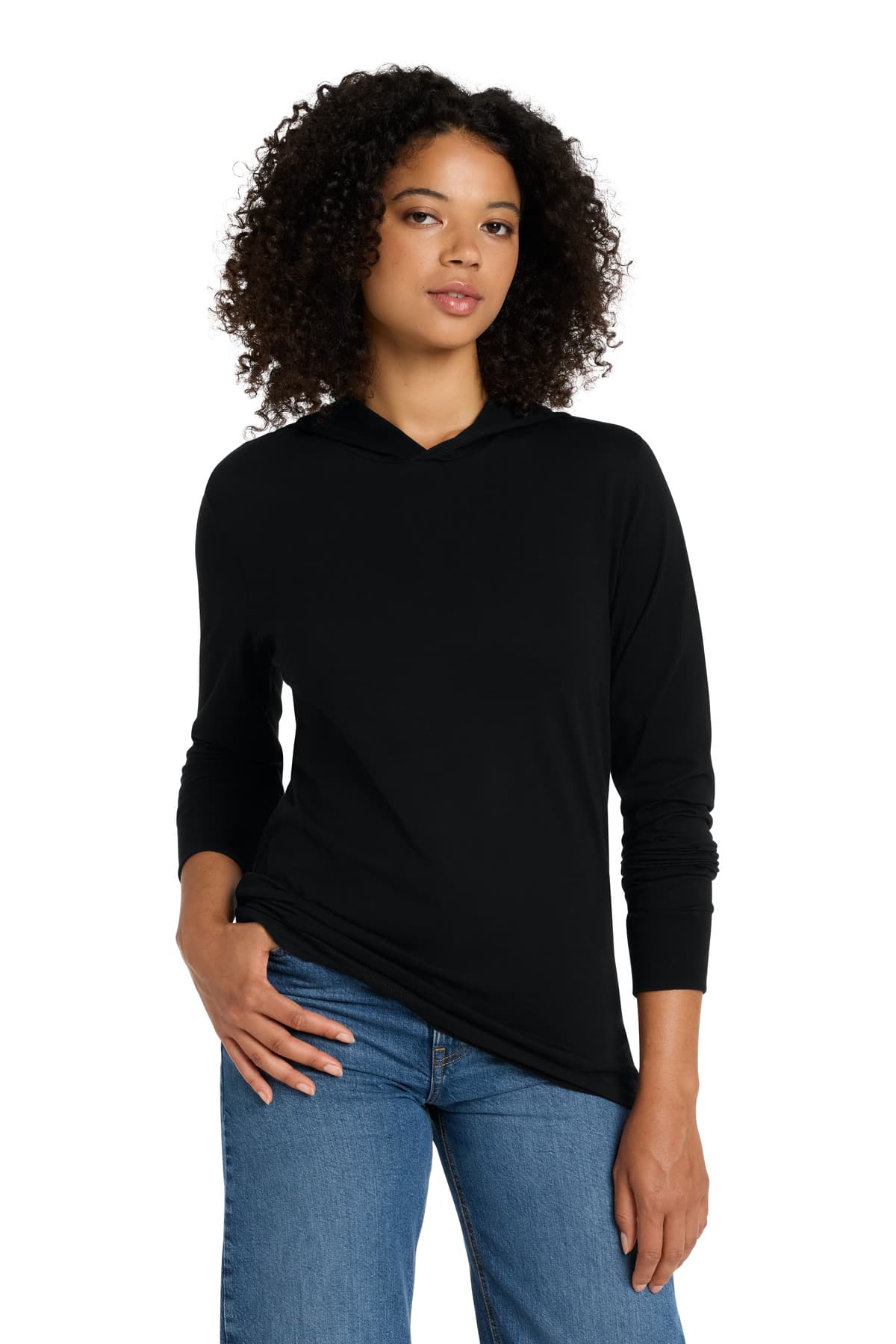 Unisex Jersey Long Sleeve Hoodie